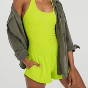 Aerie Offline Neon Green Jumpsuit Size S
